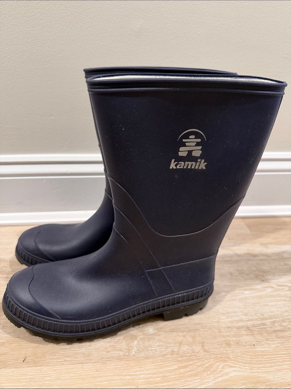 Kamik Kids Navy Rain & Snow Boots